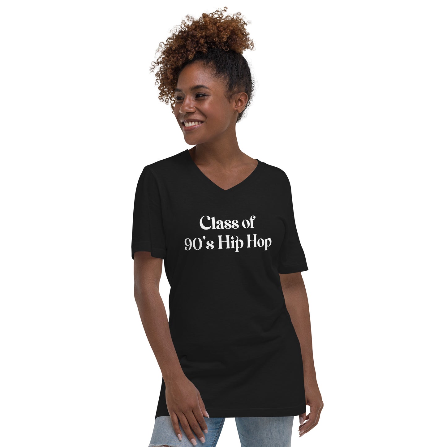 Class of 90's Hip Hop | Unisex Short Sleeve V-Neck T-Shirt