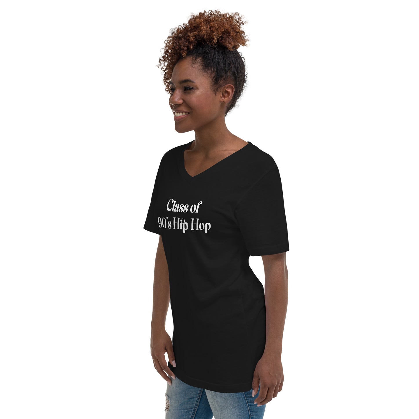 Class of 90's Hip Hop | Unisex Short Sleeve V-Neck T-Shirt