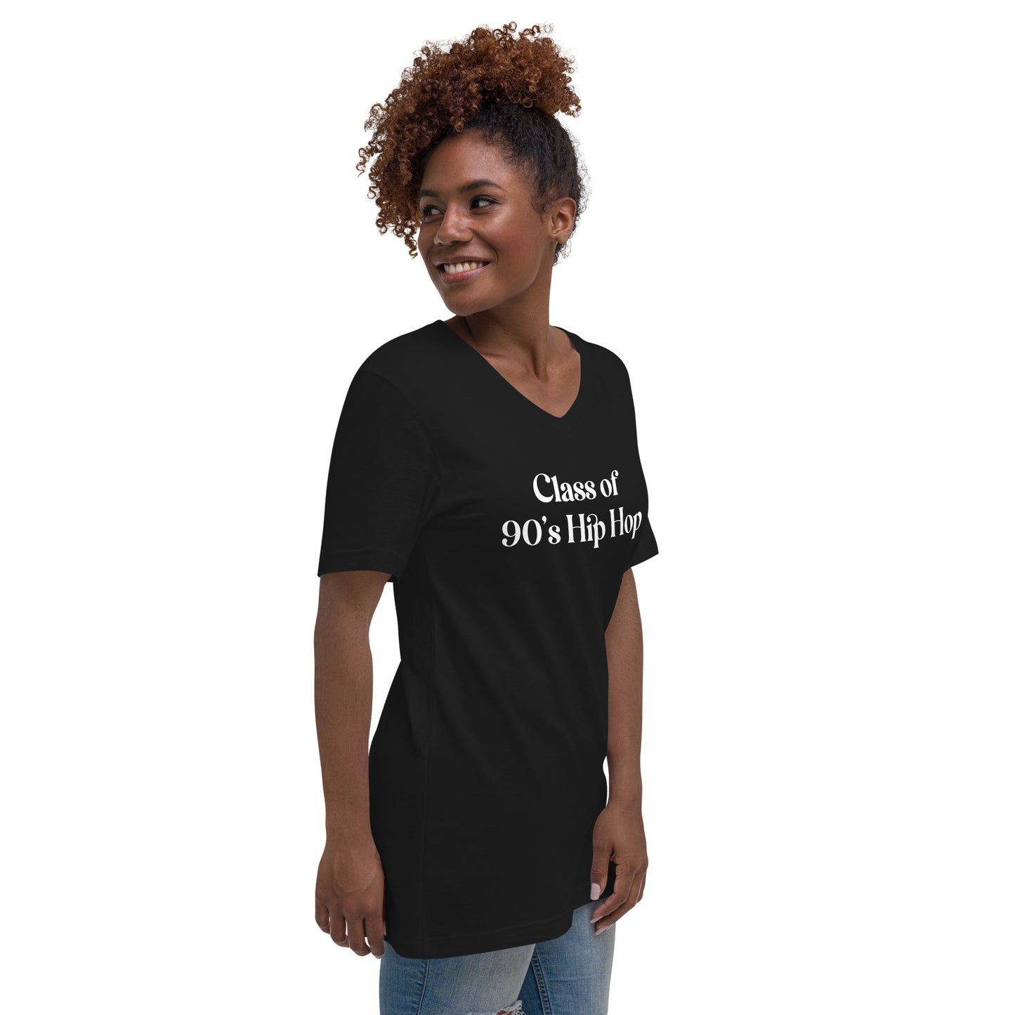 Class of 90's Hip Hop | Unisex Short Sleeve V-Neck T-Shirt